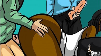 ጋንግ ባንግ እና geng bang የወሲብ ፊልም